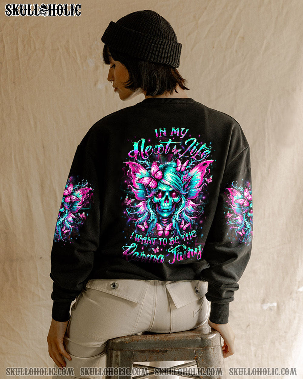 KARMA FAIRY SKULL ALL OVER PRINT – YHLT1904243
