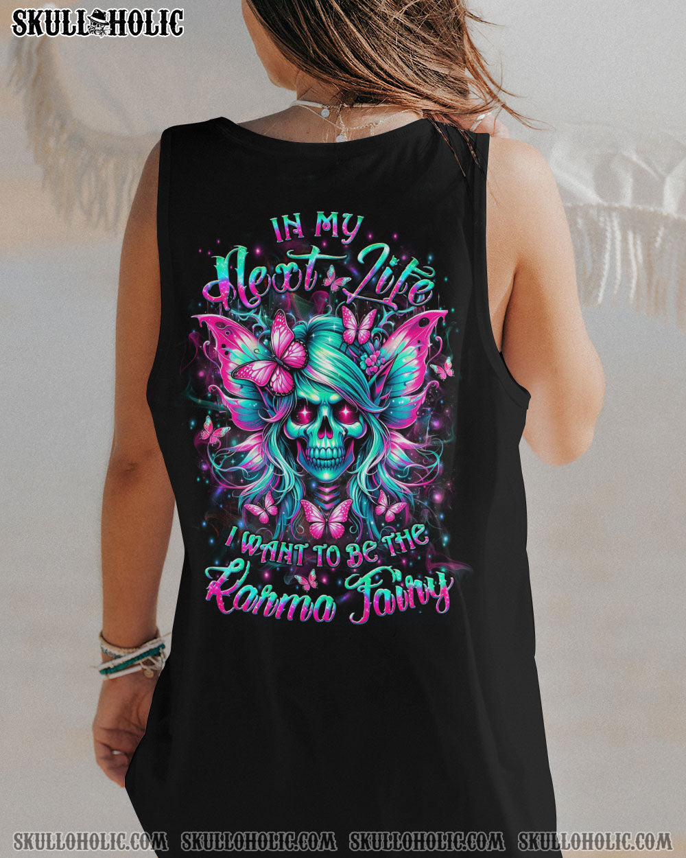 KARMA FAIRY SKULL ALL OVER PRINT – YHLT1904243