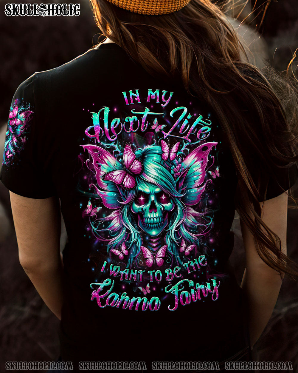 KARMA FAIRY SKULL ALL OVER PRINT – YHLT1904243