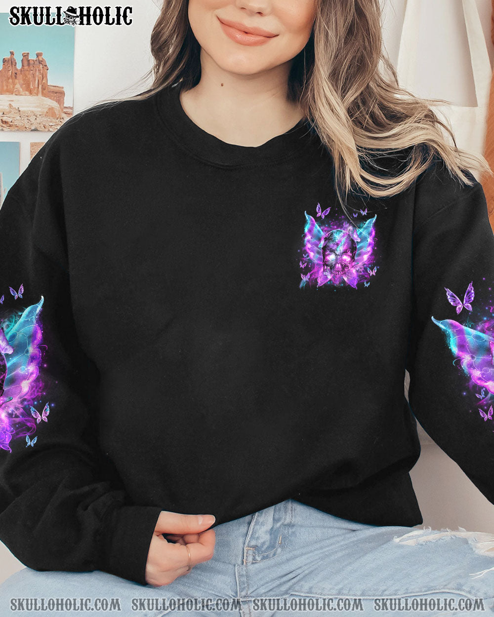 KARMA FAIRY SKULL BUTTERFLY ALL OVER PRINT – TLNO2312222
