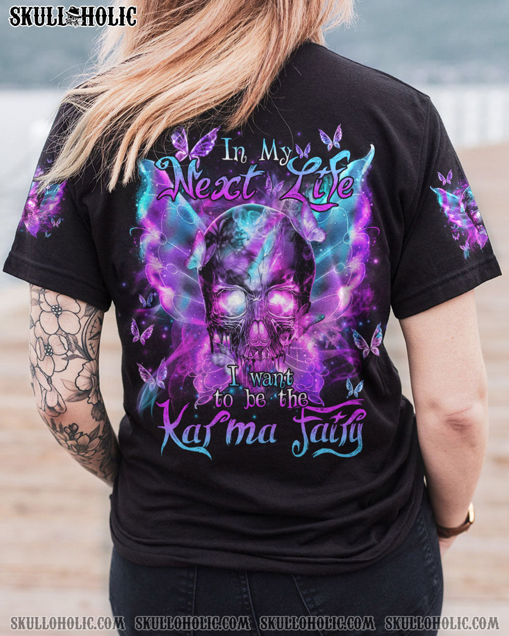 KARMA FAIRY SKULL BUTTERFLY ALL OVER PRINT – TLNO2312222