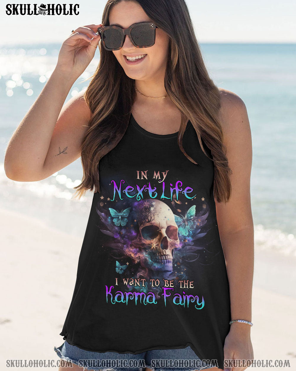 KARMA FAIRY SKULL BUTTERFLY SMOKE ALL OVER PRINT – TLNO0302233