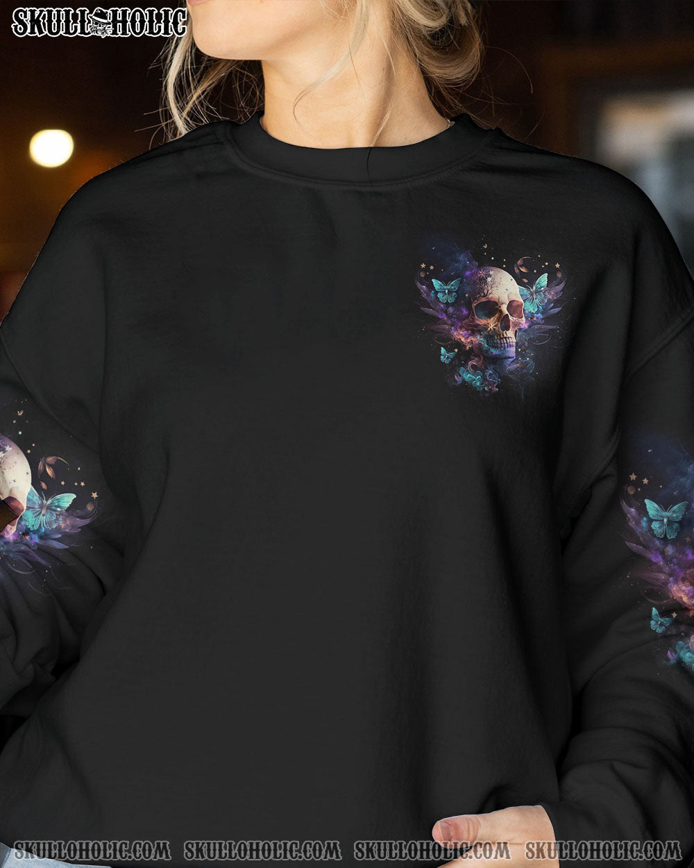 KARMA FAIRY SKULL BUTTERFLY SMOKE ALL OVER PRINT – TLNO0302233