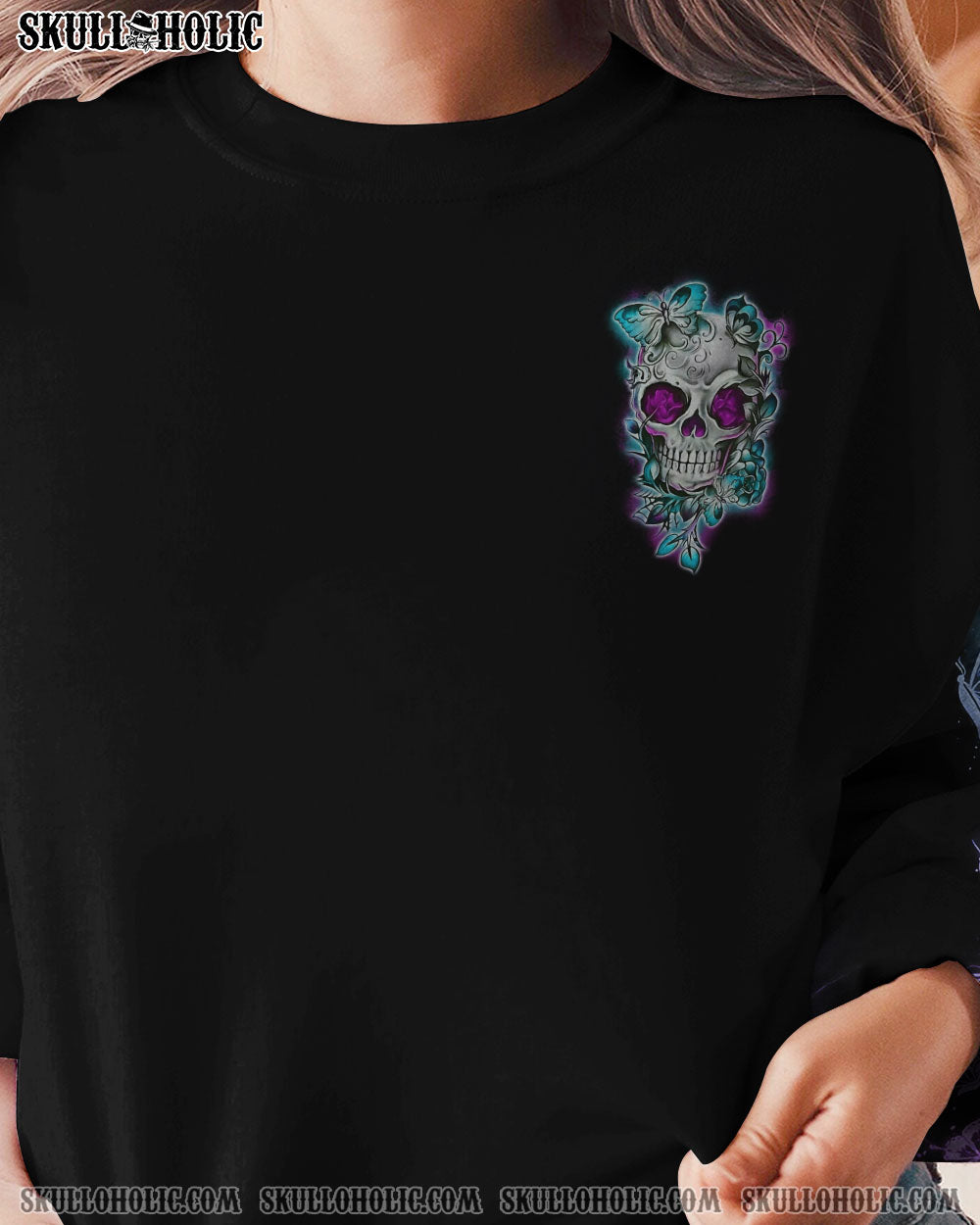 KARMA FAIRY SKULL FLOWER ALL OVER PRINT – TLNO231222