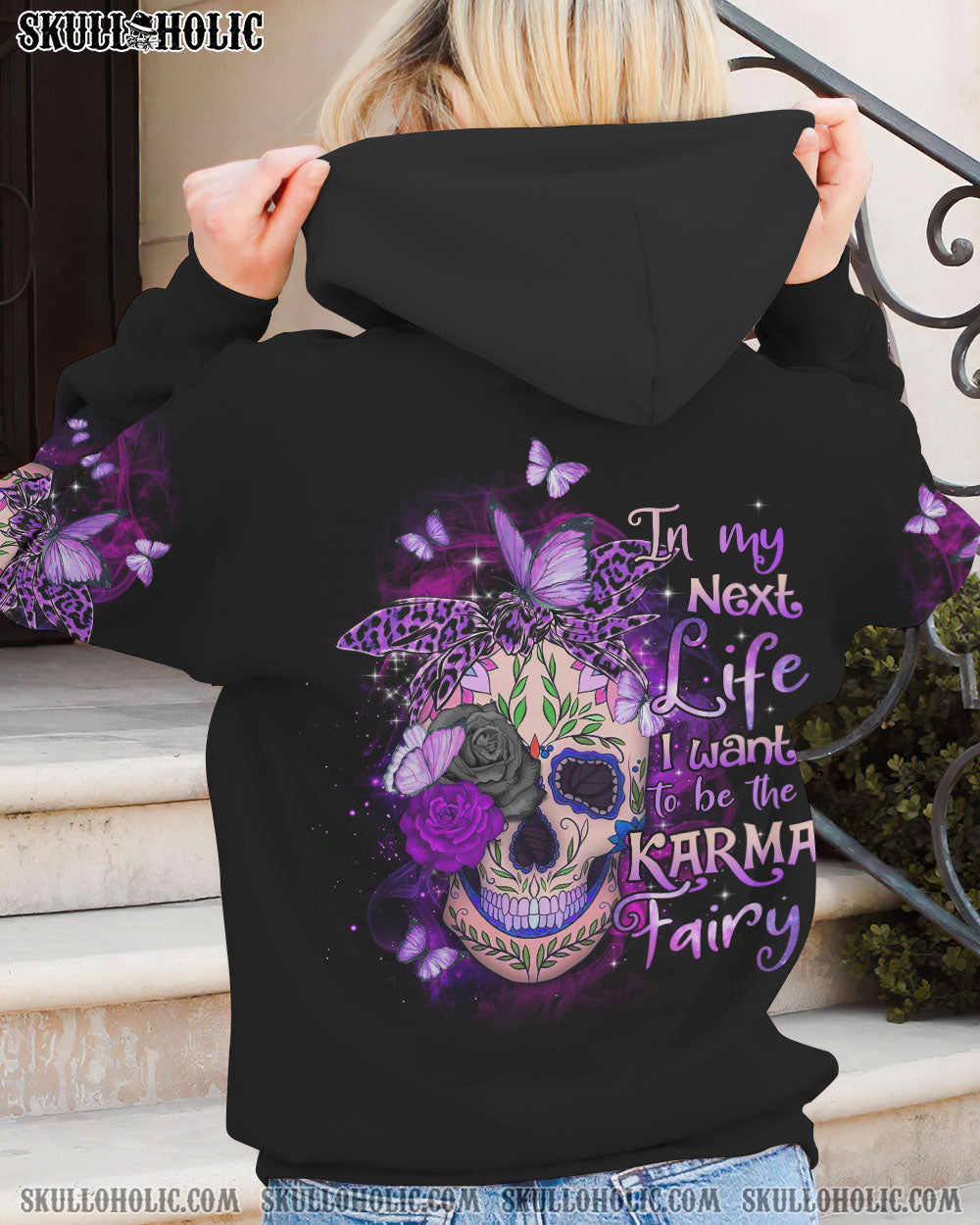 KARMA FAIRY SKULL HEADBAND ALL OVER PRINT – TLTR2212222