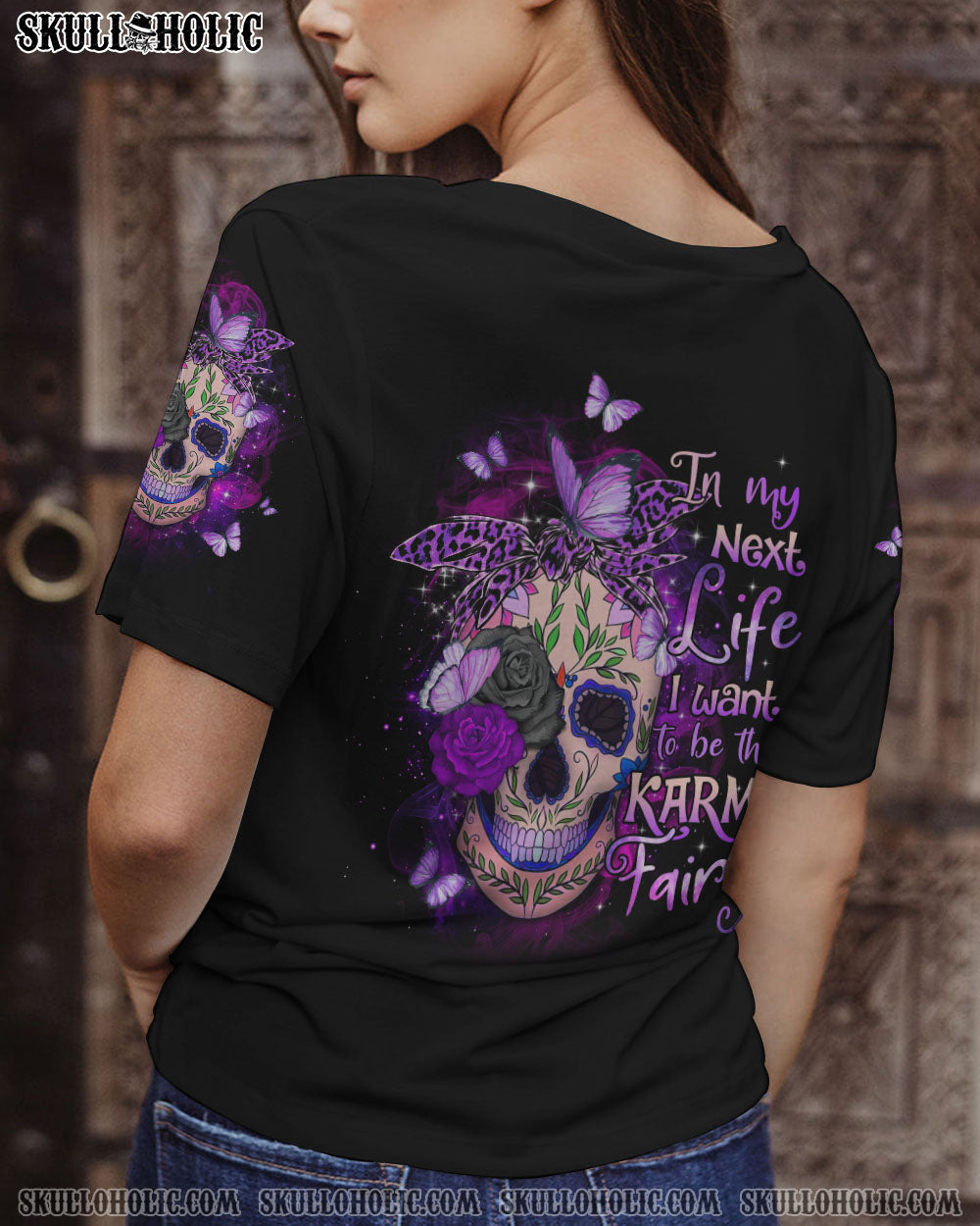 KARMA FAIRY SKULL HEADBAND ALL OVER PRINT – TLTR2212222