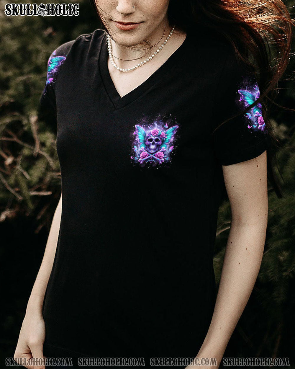 KARMA FAIRY SKULL ROSE ALL OVER PRINT – YHHN2802241