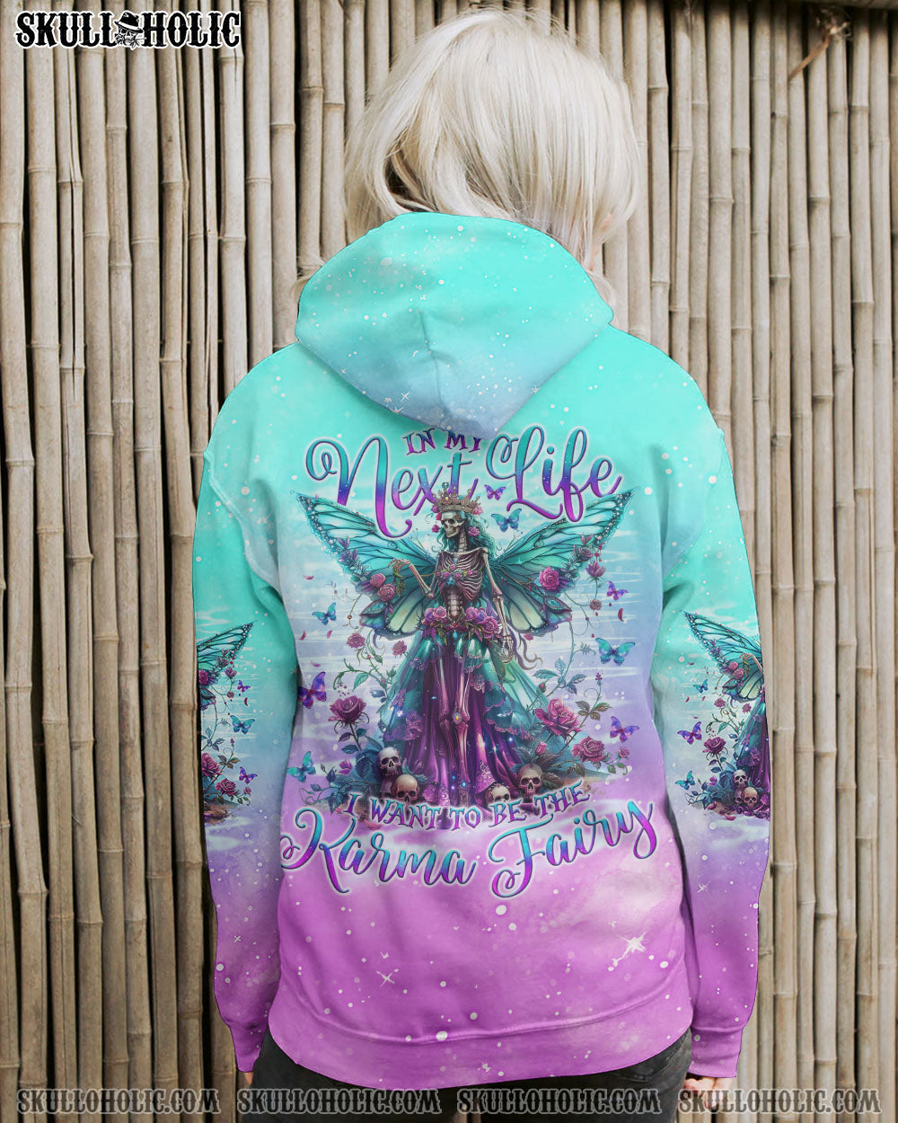 KARMA FAIRY SKULL SKELETON ALL OVER PRINT – TLNO2909241