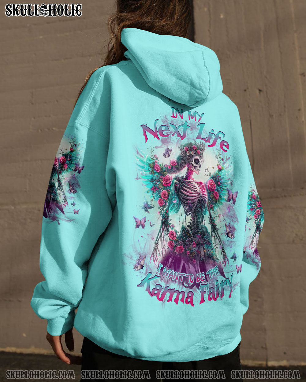 KARMA FAIRY SKULL SKELETON ALL OVER PRINT – TLNZ2802244