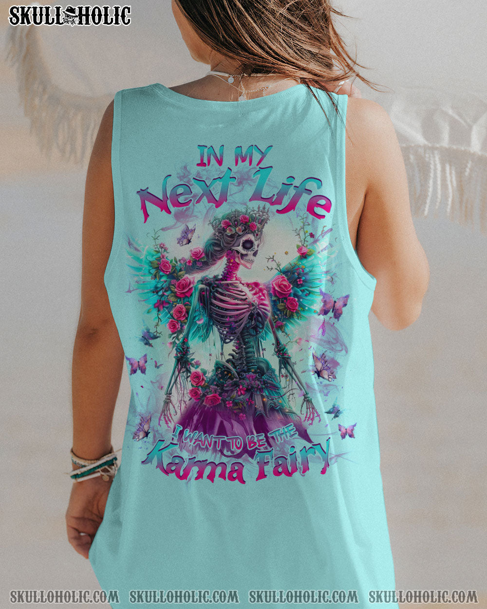 KARMA FAIRY SKULL SKELETON ALL OVER PRINT – TLNZ2802244