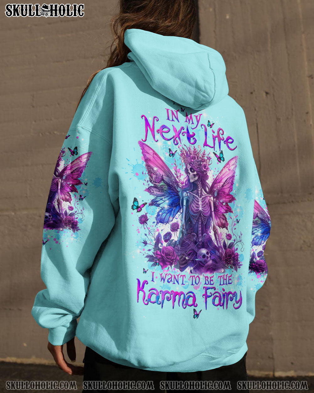 KARMA FAIRY SKULL SKELETON ALL OVER PRINT – TLTW2203241