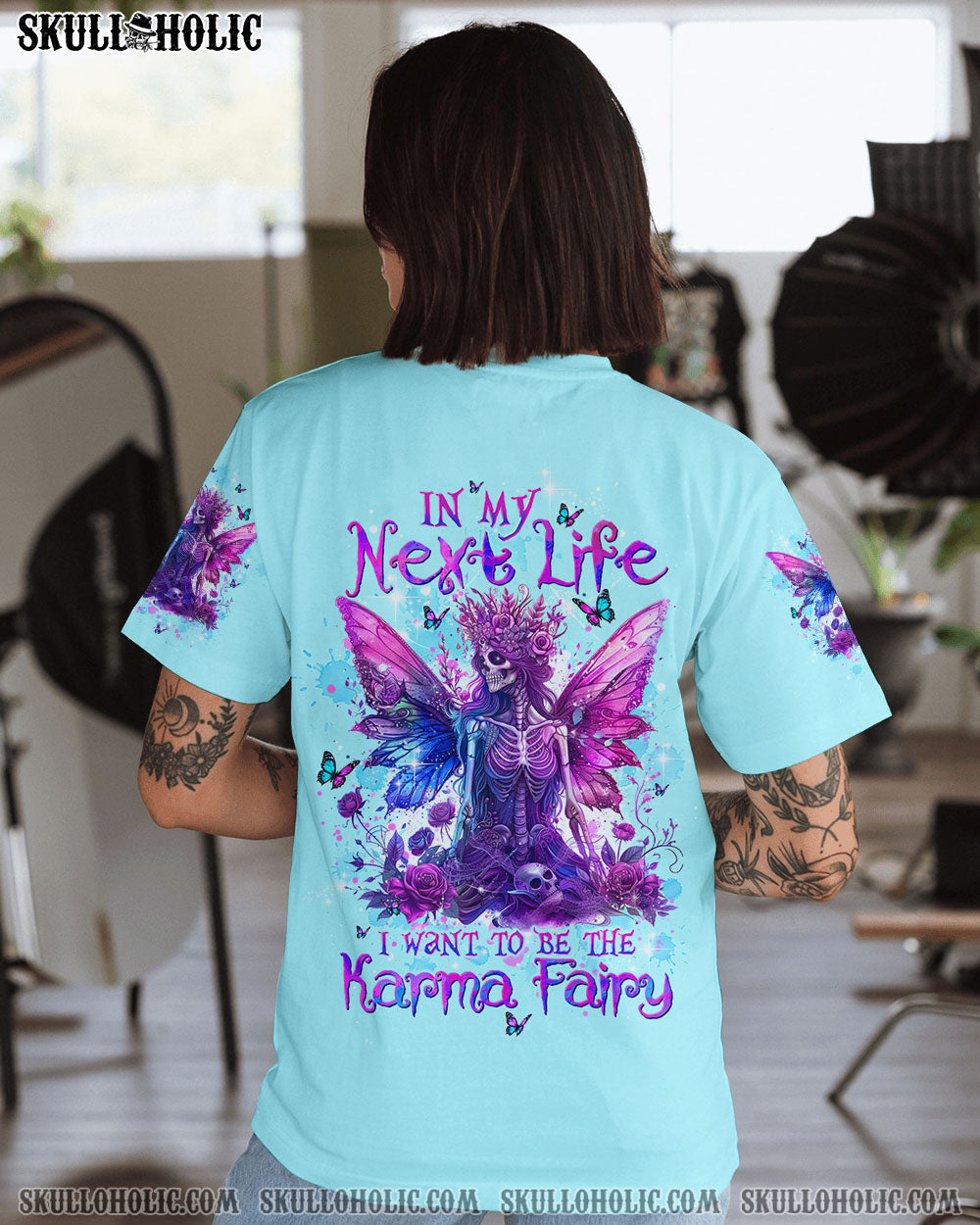 KARMA FAIRY SKULL SKELETON ALL OVER PRINT – TLTW2203241