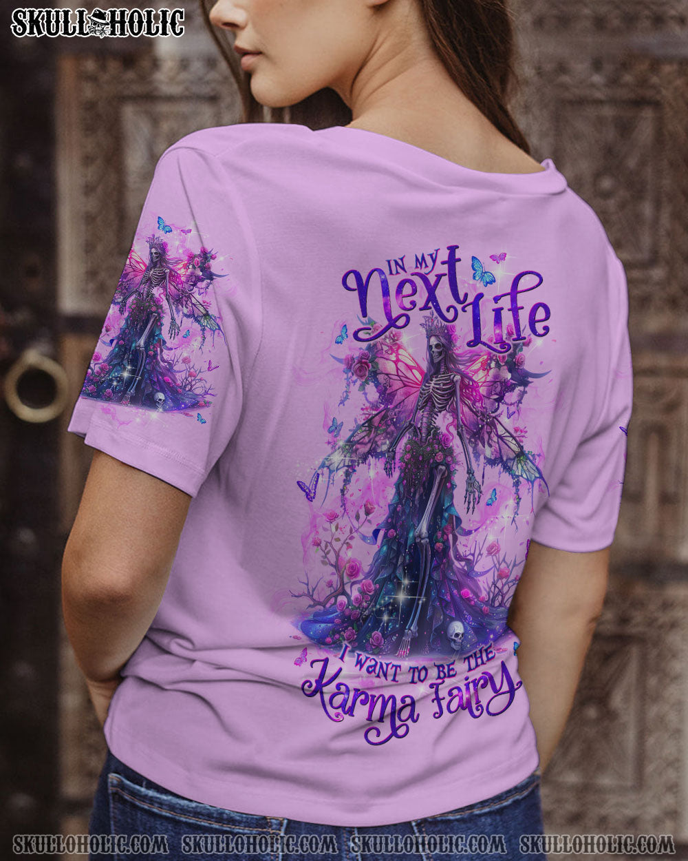 KARMA FAIRY SKULL SKELETON ALL OVER PRINT – TLTW2802246
