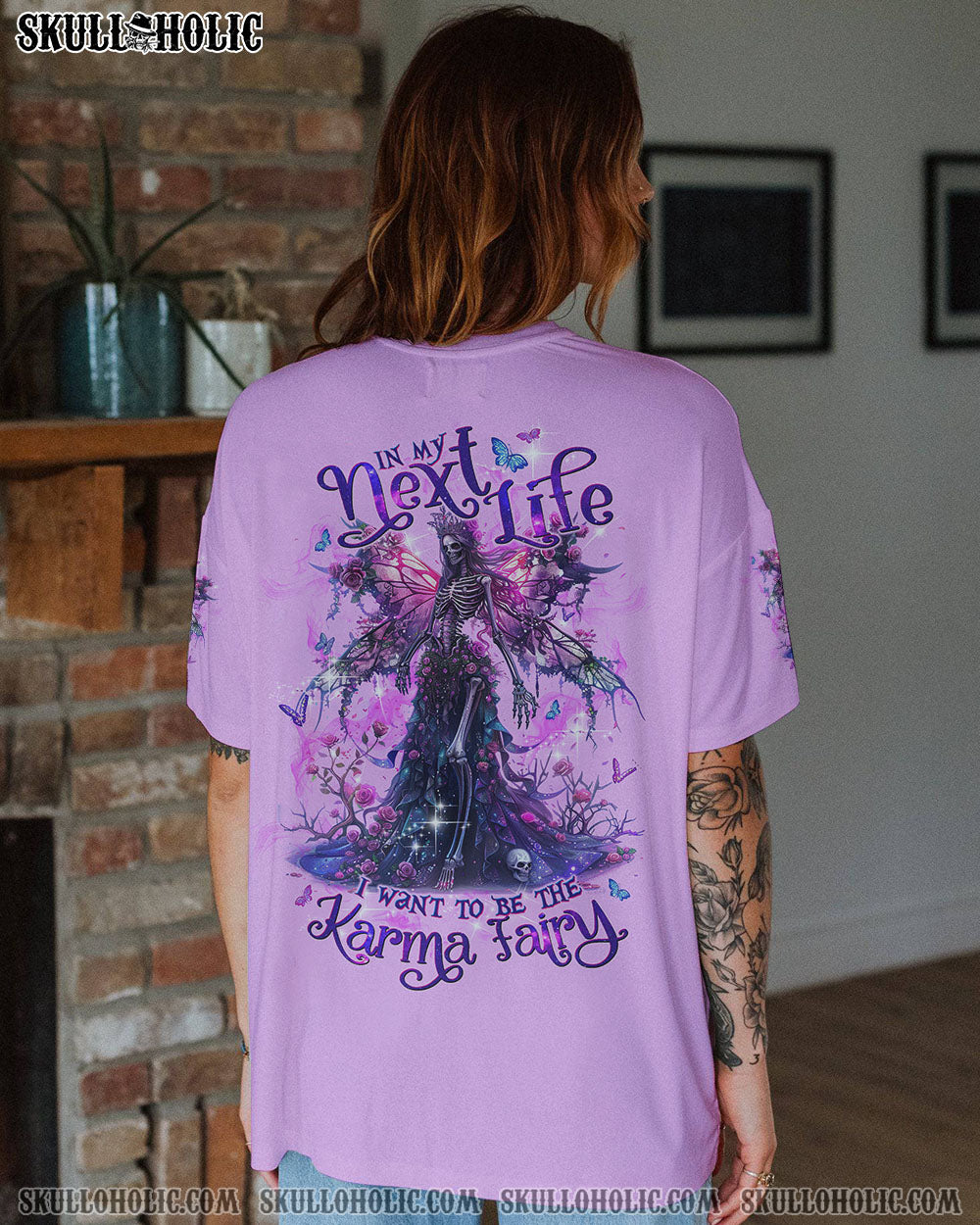 KARMA FAIRY SKULL SKELETON ALL OVER PRINT – TLTW2802246