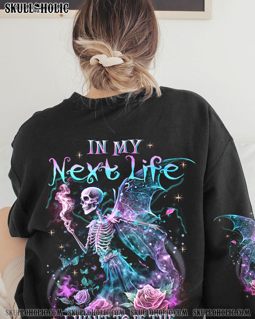 KARMA FAIRY SKULL SKELETON ALL OVER PRINT – YHHG2302234