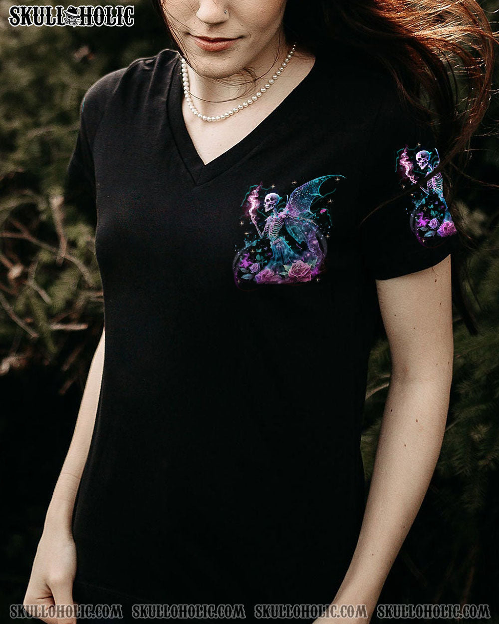 KARMA FAIRY SKULL SKELETON ALL OVER PRINT – YHHG2302234