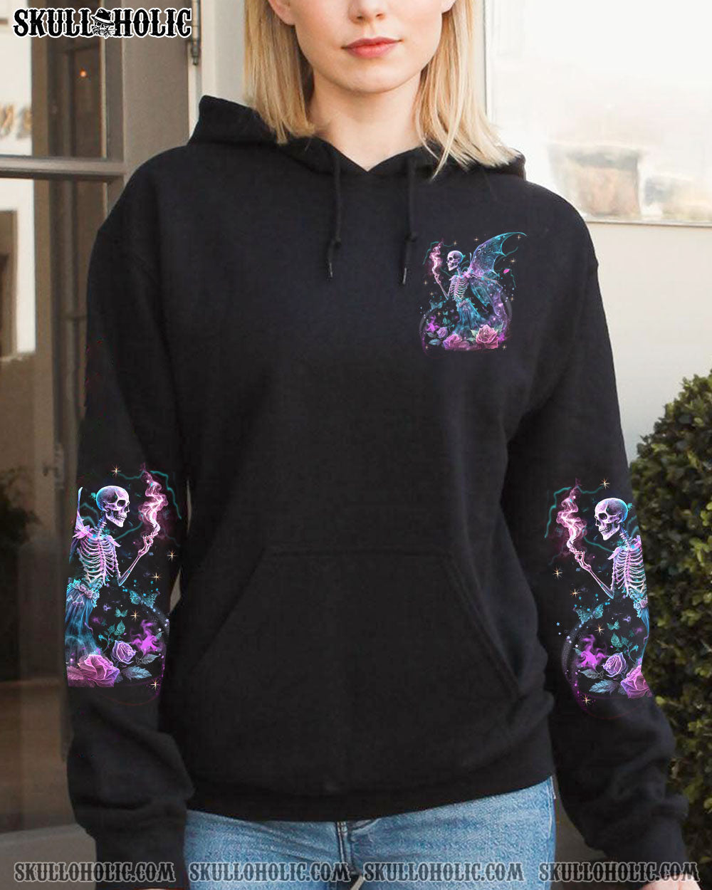 KARMA FAIRY SKULL SKELETON ALL OVER PRINT – YHHG2302234