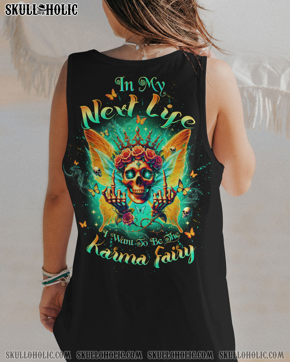 KARMA FAIRY SKULL SKULL ALL OVER PRINT – TLTW2806241