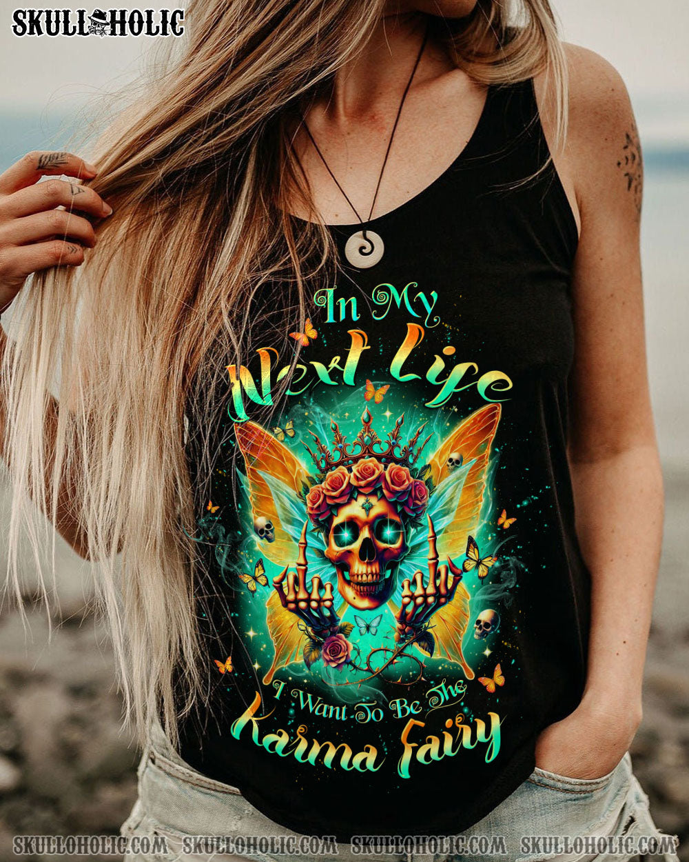 KARMA FAIRY SKULL SKULL ALL OVER PRINT – TLTW2806241