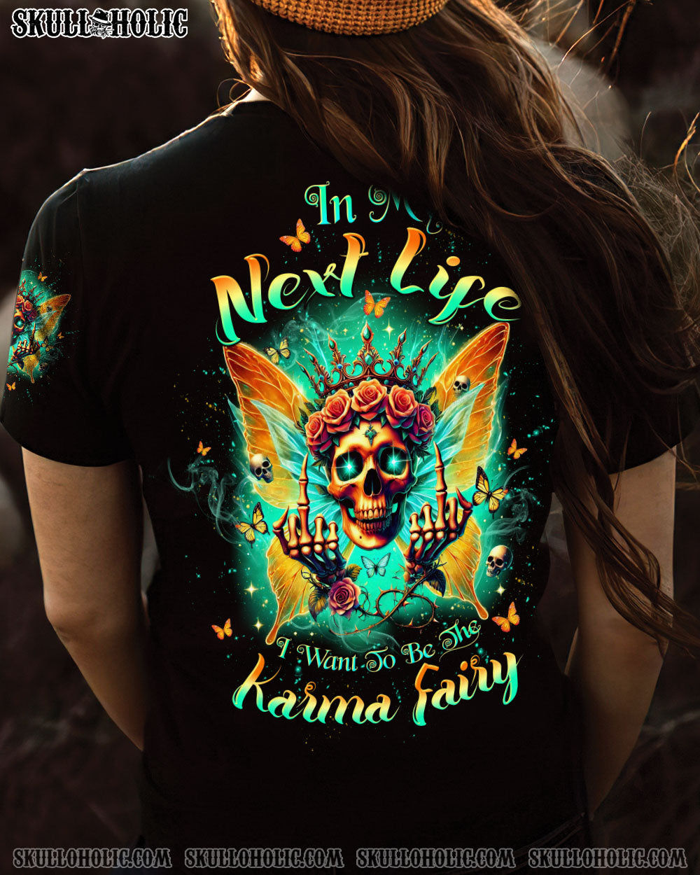 KARMA FAIRY SKULL SKULL ALL OVER PRINT – TLTW2806241