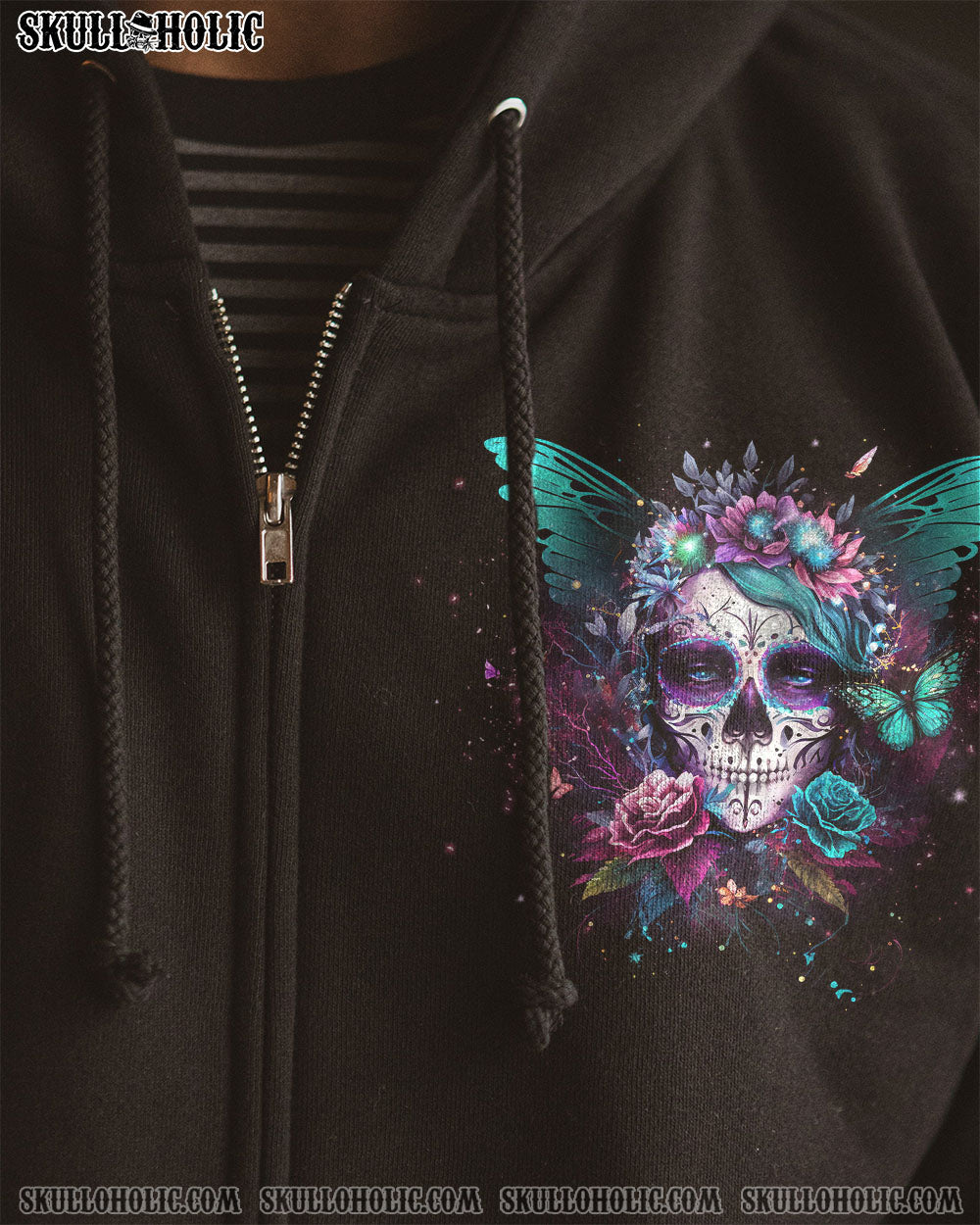 KARMA FAIRY SKULL SUGAR SKULL ALL OVER PRINT – YHHG0803234