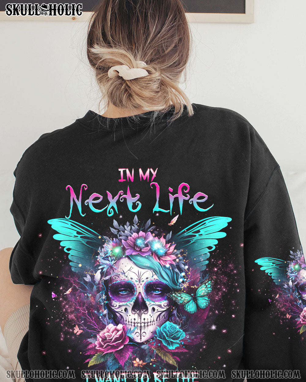 KARMA FAIRY SKULL SUGAR SKULL ALL OVER PRINT – YHHG0803234