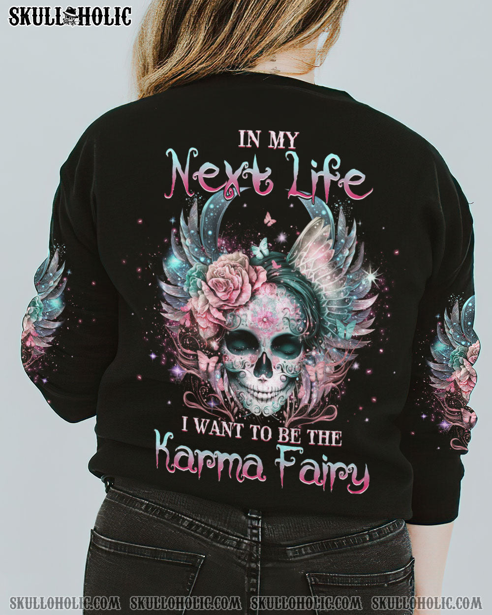 KARMA FAIRY SKULL SUGAR SKULL ALL OVER PRINT – YHHG1502232