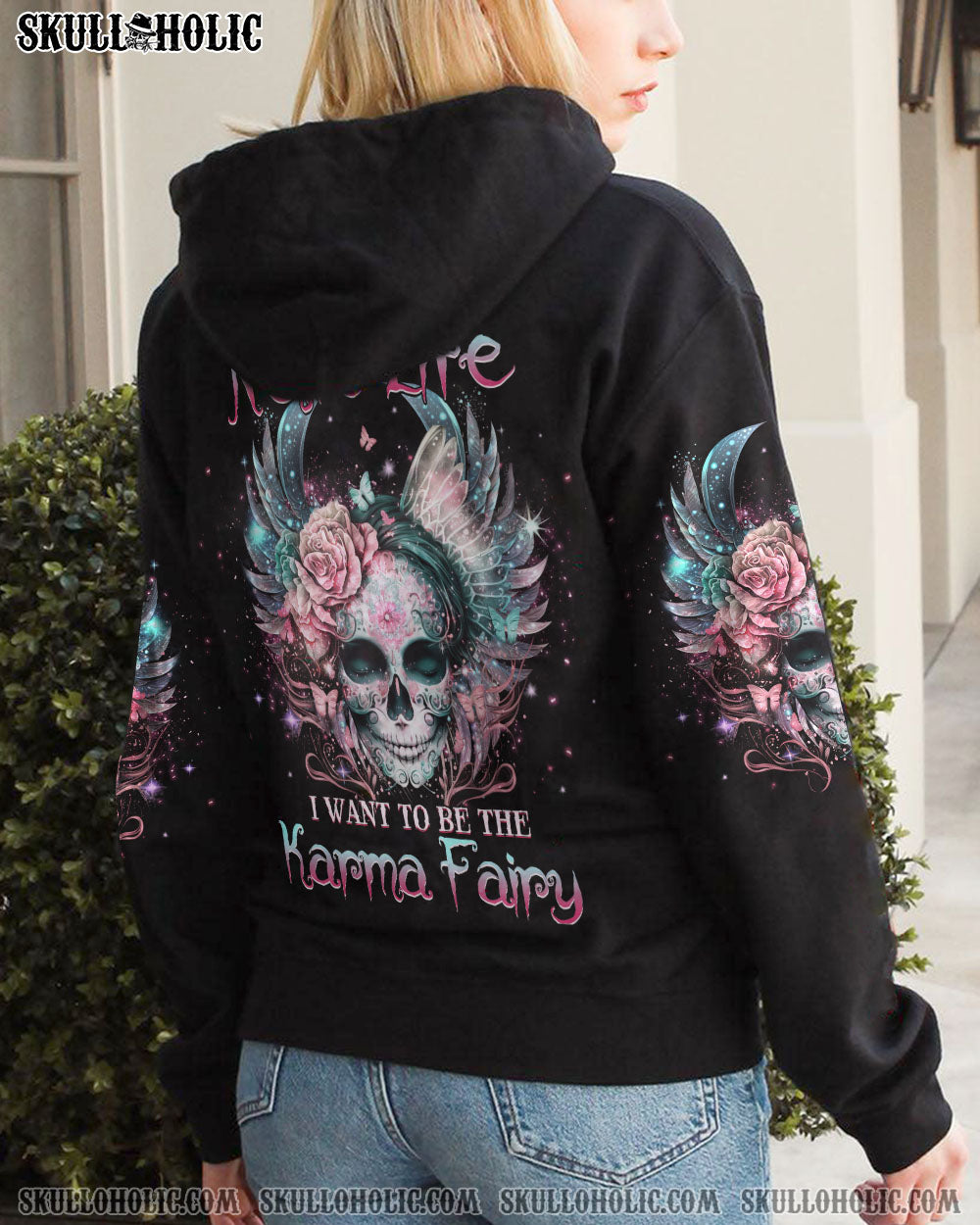 KARMA FAIRY SKULL SUGAR SKULL ALL OVER PRINT – YHHG1502232