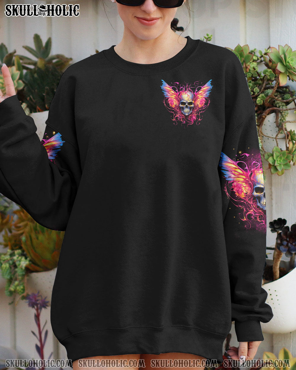 KARMA FAIRY SKULL WINGS ALL OVER PRINT – TLTR1907234