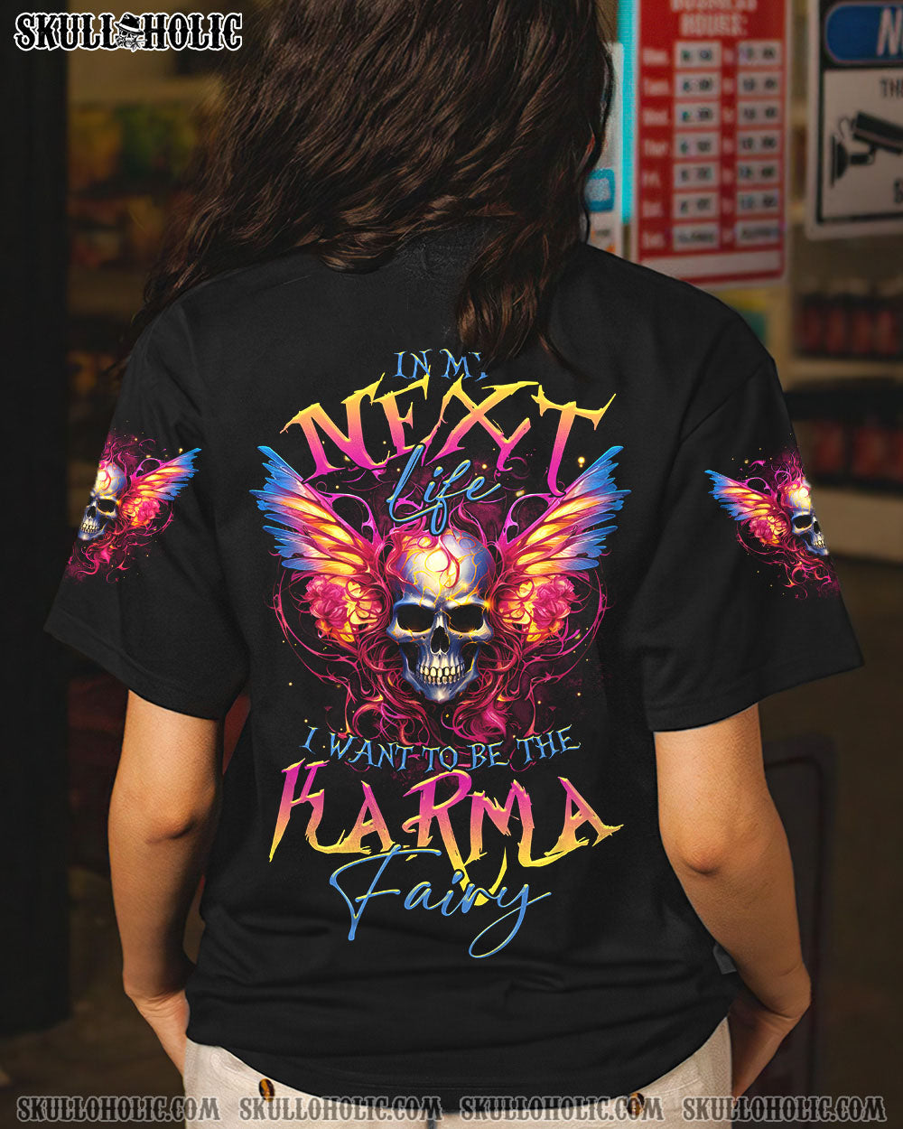 KARMA FAIRY SKULL WINGS ALL OVER PRINT – TLTR1907234