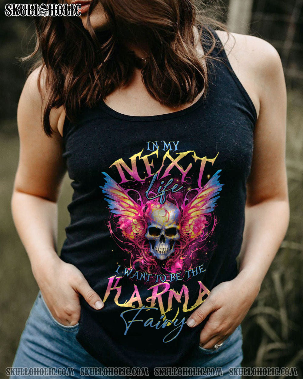 KARMA FAIRY SKULL WINGS ALL OVER PRINT – TLTR1907234