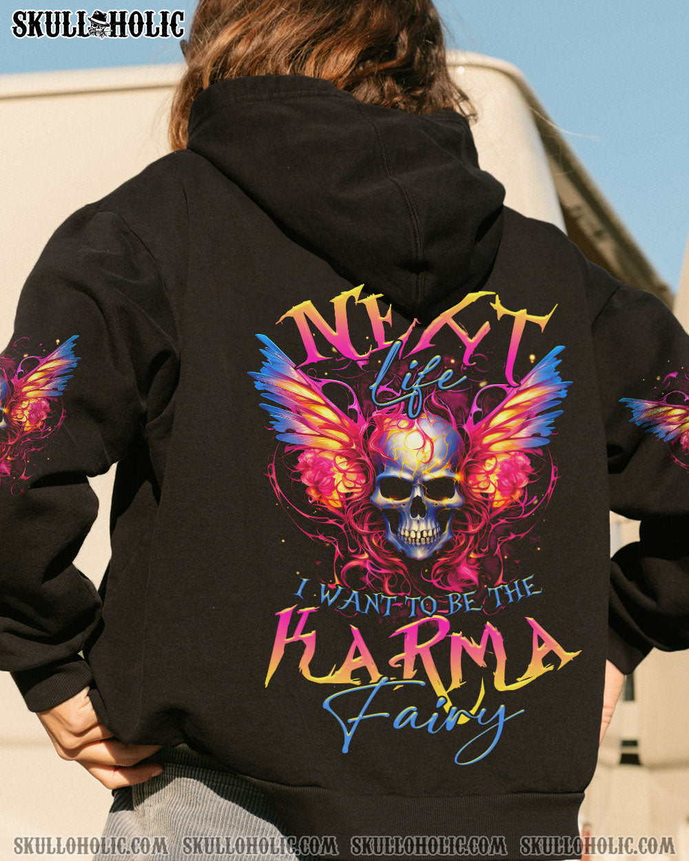 KARMA FAIRY SKULL WINGS ALL OVER PRINT – TLTR1907234