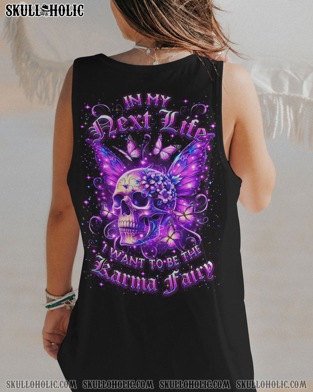KARMA FAIRY SKULL WINGS ALL OVER PRINT – YHDU2406243