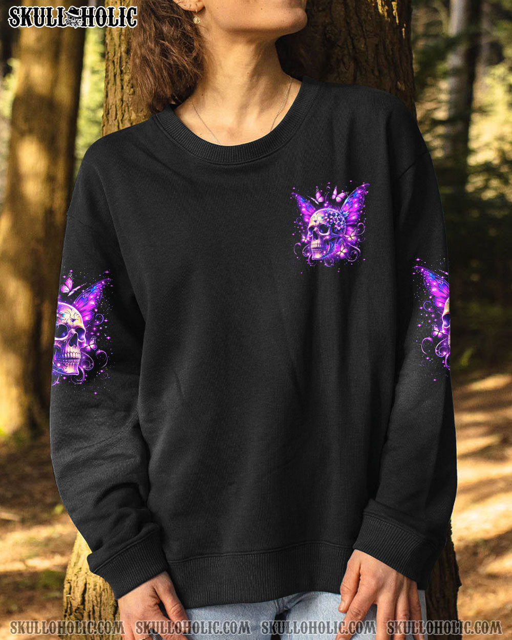 KARMA FAIRY SKULL WINGS ALL OVER PRINT – YHDU2406243