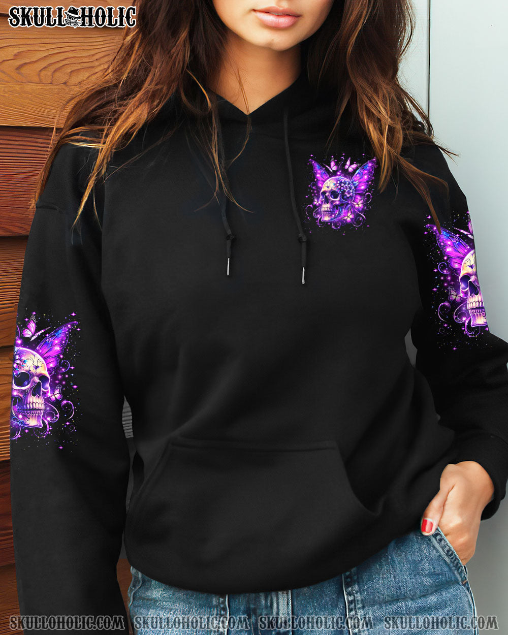 KARMA FAIRY SKULL WINGS ALL OVER PRINT – YHDU2406243