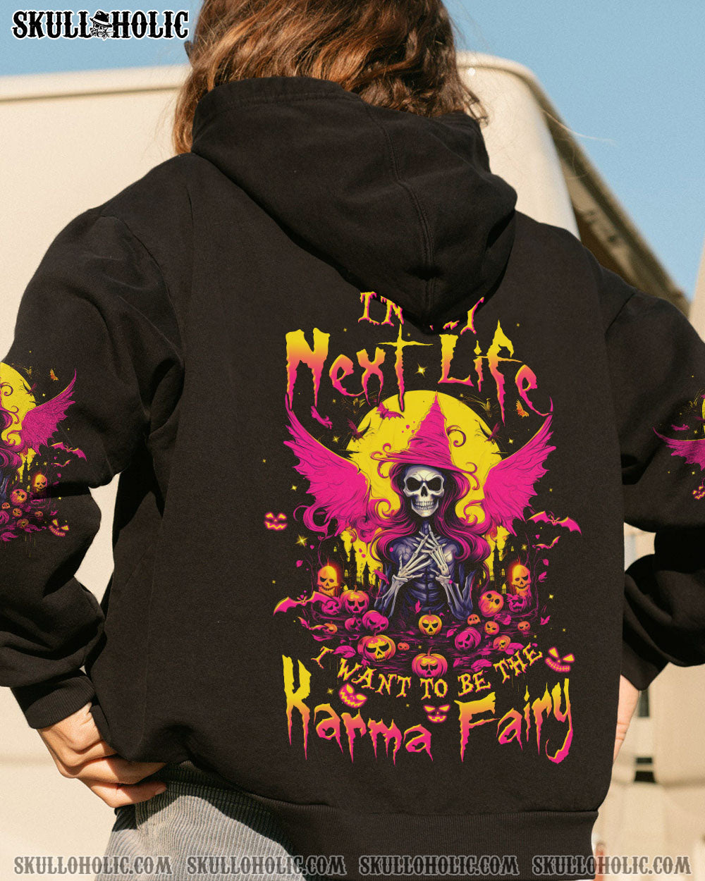 KARMA FAIRY SKULL WITCH HALLOWEEN ALL OVER PRINT – TLTW1108232