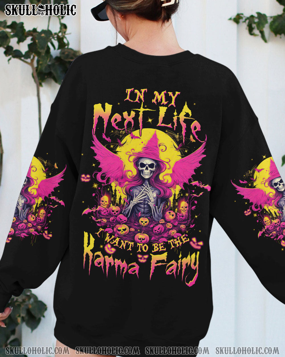 KARMA FAIRY SKULL WITCH HALLOWEEN ALL OVER PRINT – TLTW1108232
