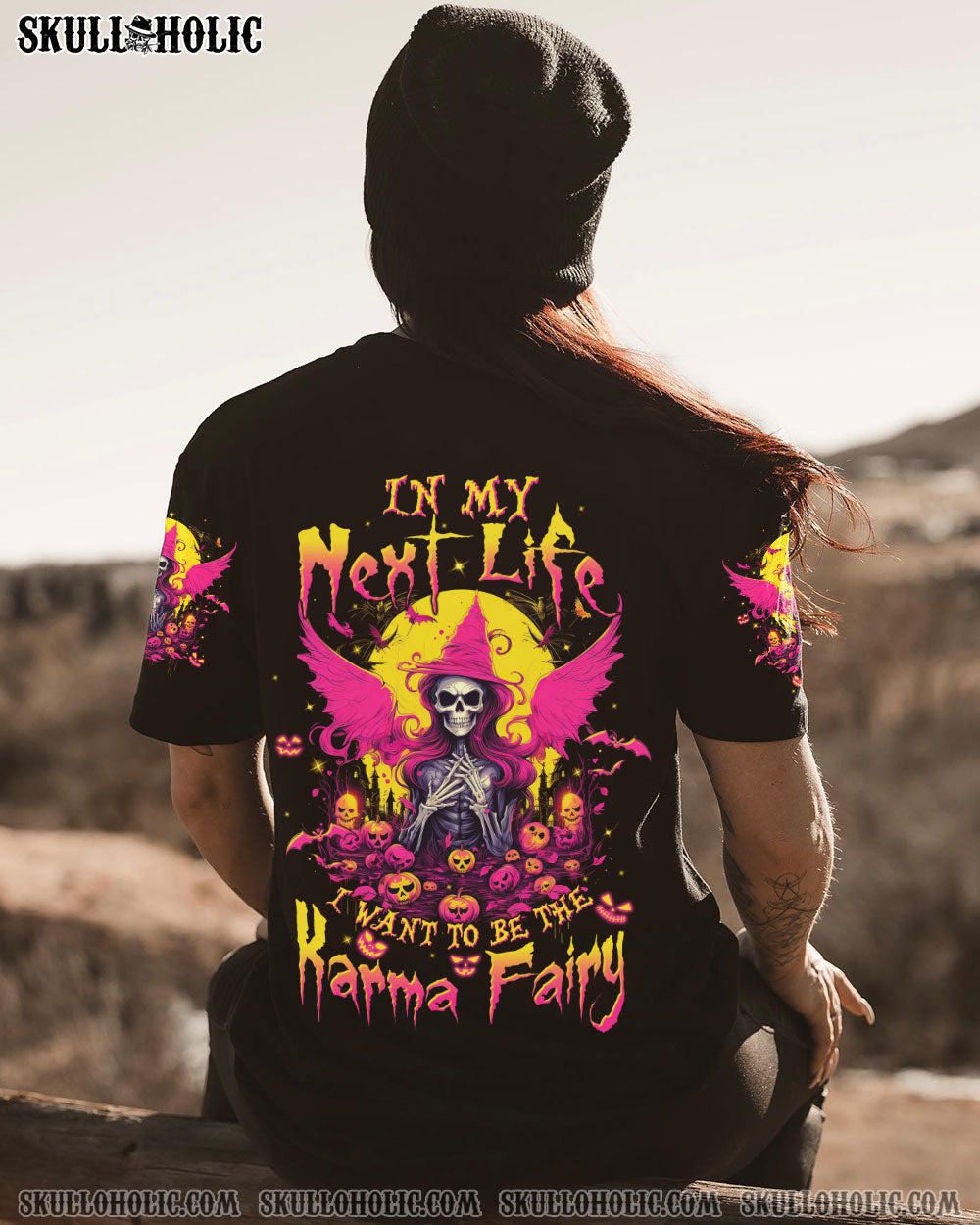 KARMA FAIRY SKULL WITCH HALLOWEEN ALL OVER PRINT – TLTW1108232