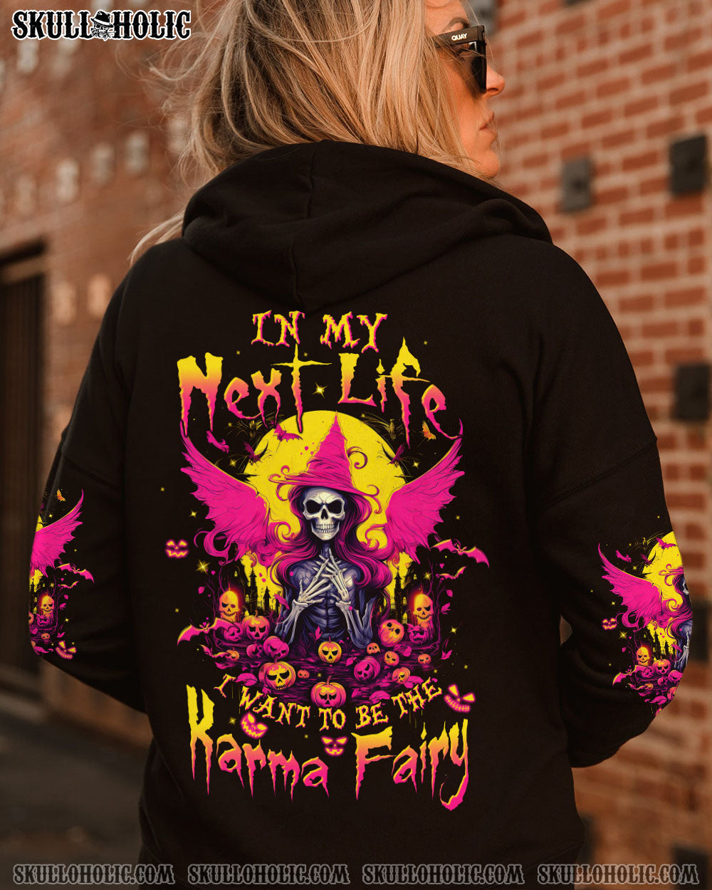 KARMA FAIRY SKULL WITCH HALLOWEEN ALL OVER PRINT – TLTW1108232