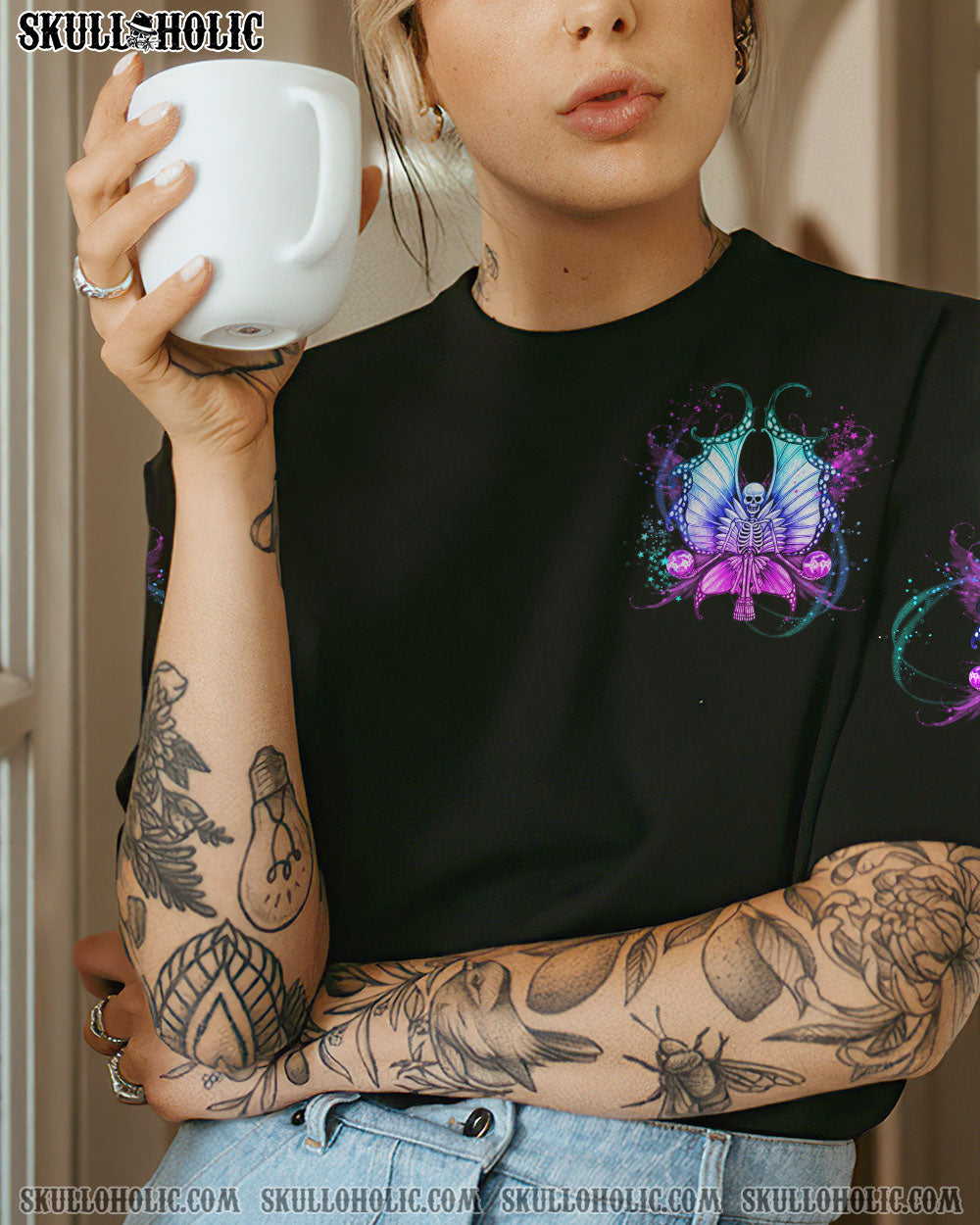 KARMA FAIRY SUGAR SKULL ALL OVER PRINT – YHLN1301234