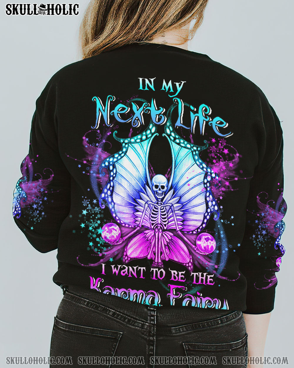 KARMA FAIRY SUGAR SKULL ALL OVER PRINT – YHLN1301234