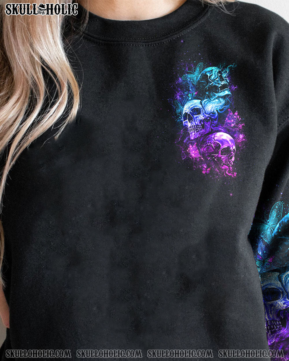 KARMA FAIRY THREE SKULLS ALL OVER PRINT – YHHG2012224