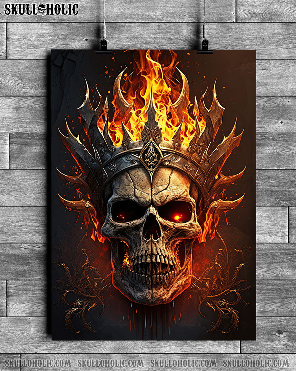 KING FIRE SKULL POSTER – TLTM0802235