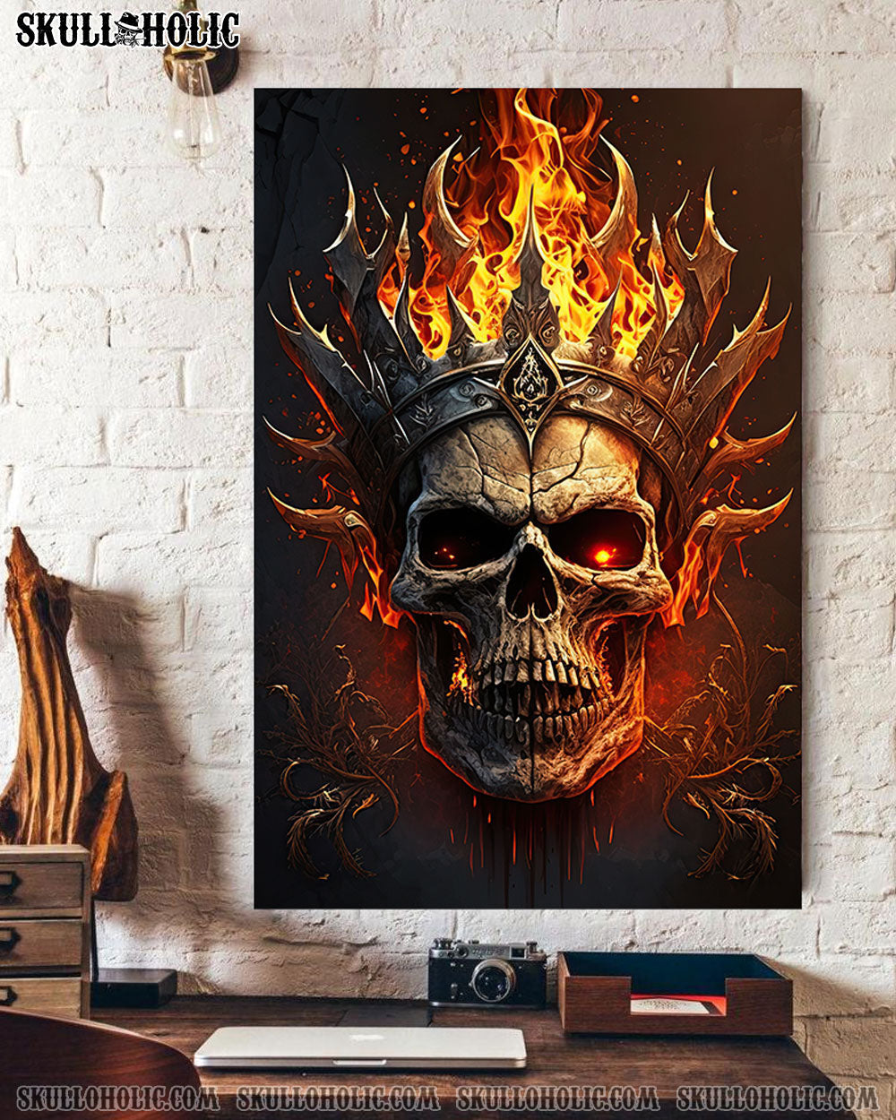 KING FIRE SKULL POSTER – TLTM0802235