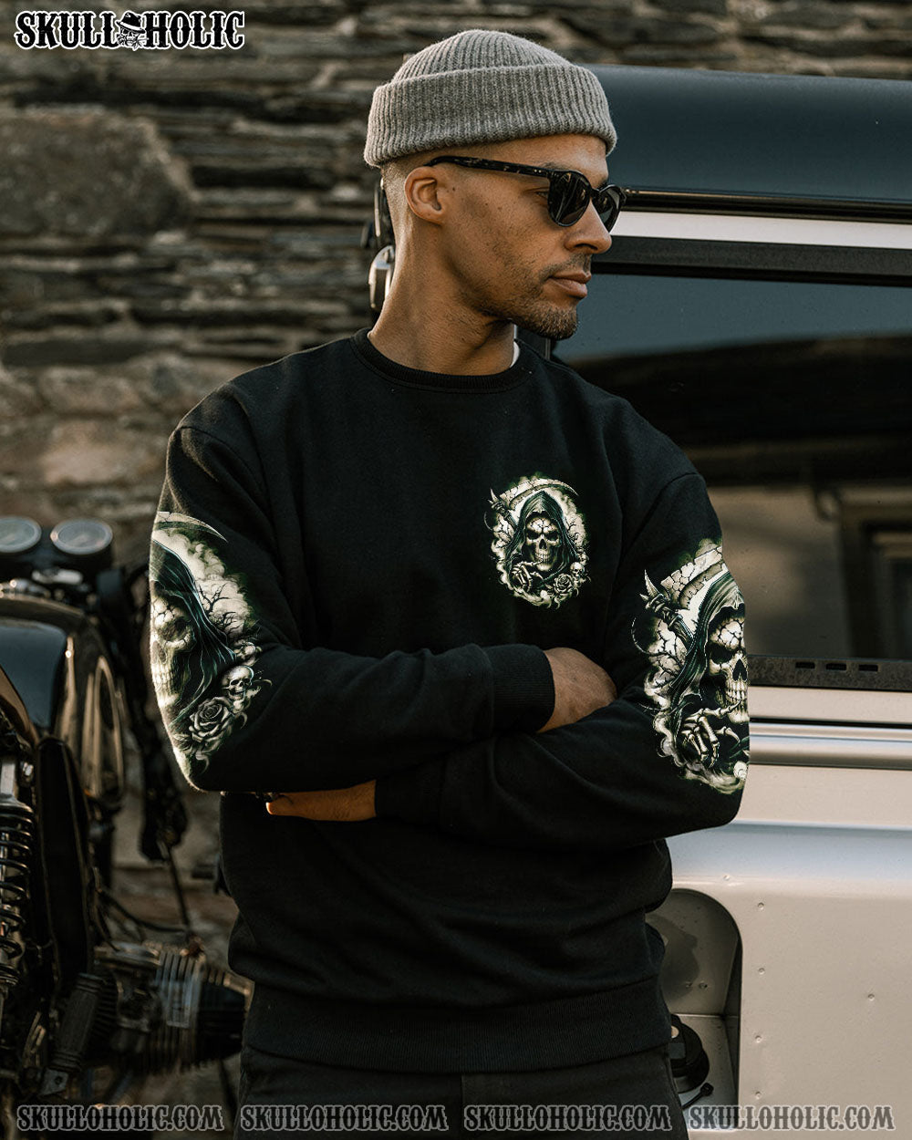 LIFE ISN’T F EASY SKULL ALL OVER PRINT – TY1902241