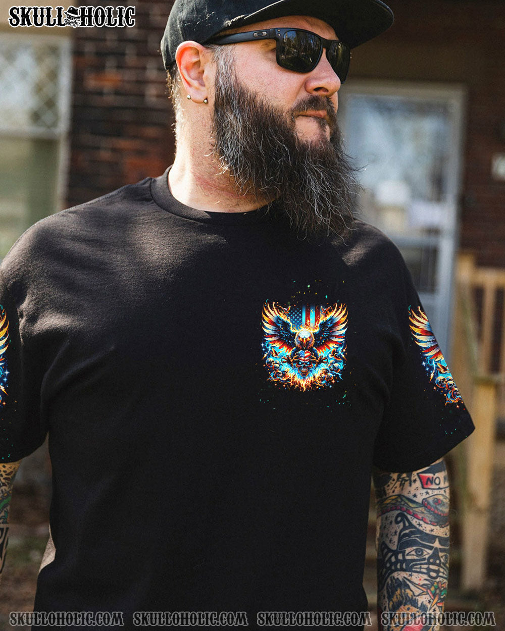 MAGA BY CHOICE SKULL EAGLE ALL OVER PRINT – TLNT3101244