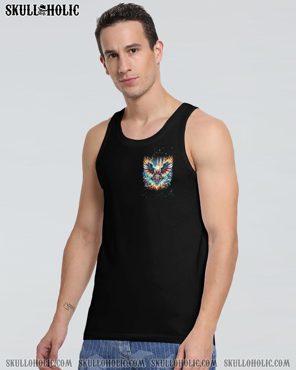 MAGA BY CHOICE SKULL EAGLE ALL OVER PRINT – TLNT3101244