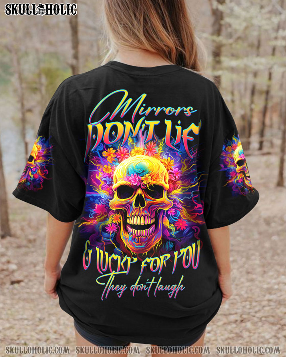 MIRRORS DON'T LIE SKULL ALL OVER PRINT - TLTW1907235