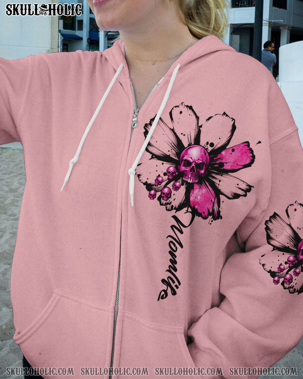 MOM LIFE DAISY SKULL ALL OVER PRINT – TLNZ2402234