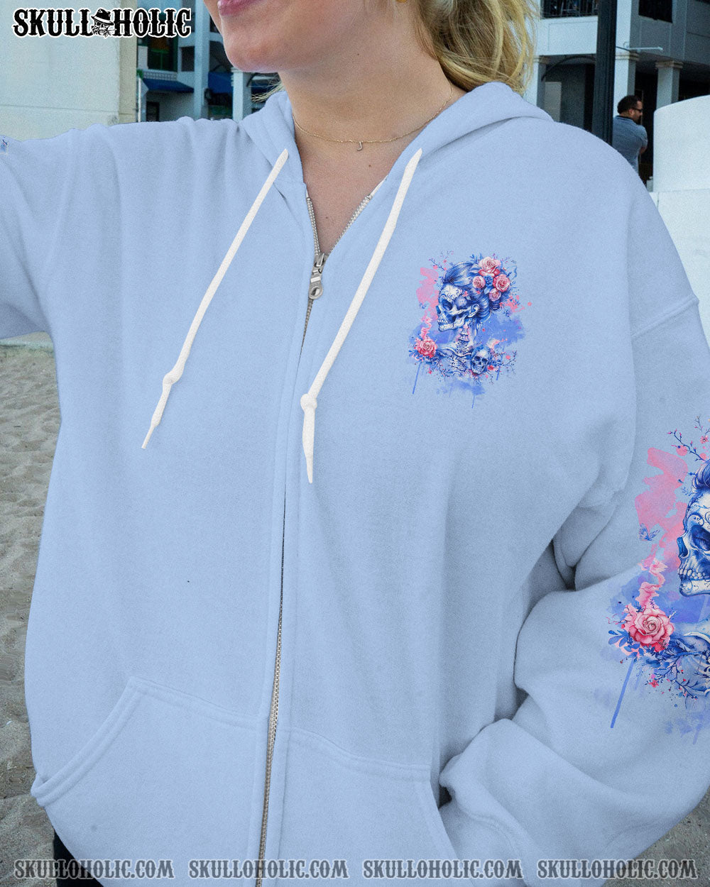 MY BACK IS NOT A VOICEMAIL MESSY BUN SKULL ALL OVER PRINT – TLNZ2303243